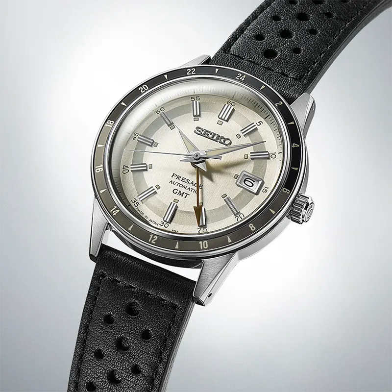 Seiko Presage Style 60s Automatic Road Trip GMT Men's Watch- SSK011J1